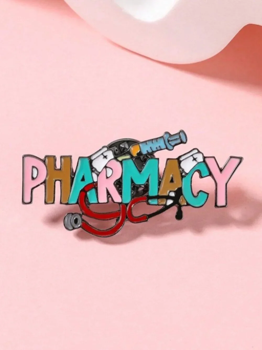 Pharmacy Enamel Lapel Pin Brooch (NEW & SO‎ CUTE!)